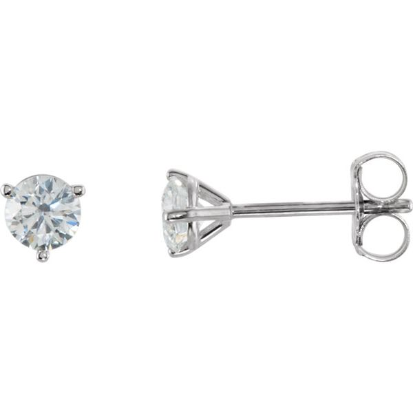 14k White 1/2 CTW Diamond Earrings | Select Image 2 David Douglas Diamonds & Jewelry Marietta, GA