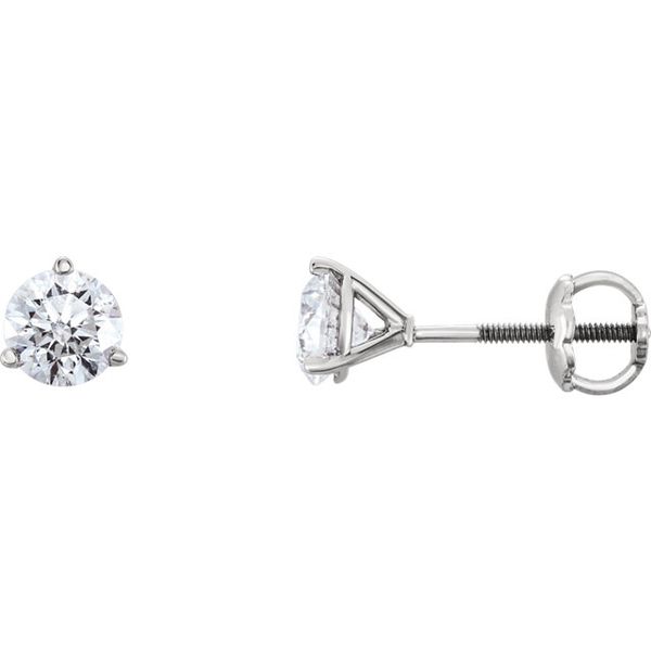 Platinum 3 1/2 CTW Diamond Earrings Image 2 David Douglas Diamonds & Jewelry Marietta, GA