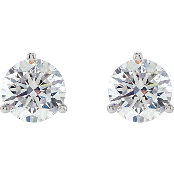 14k White 1 CTW Diamond Earrings | Select David Douglas Diamonds & Jewelry Marietta, GA