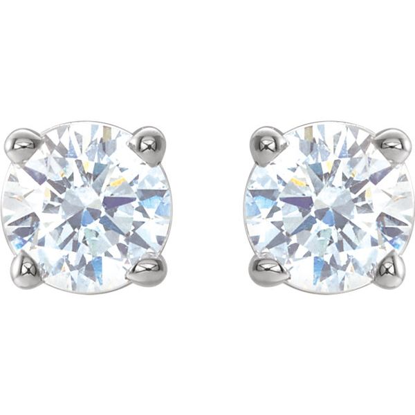 14k White 1/3 CTW Diamond Earrings | Value Image 2 David Douglas Diamonds & Jewelry Marietta, GA
