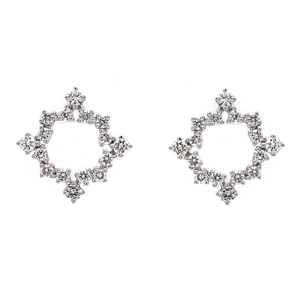 Halo Cluster Earrings Image 2 David Douglas Diamonds & Jewelry Marietta, GA