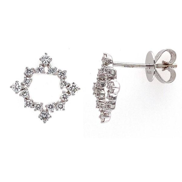 Halo Cluster Earrings David Douglas Diamonds & Jewelry Marietta, GA