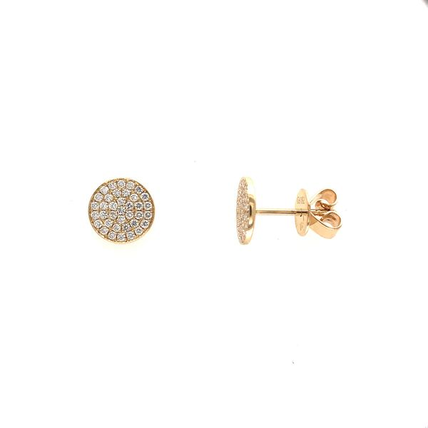 18k Yellow Gold Diamond Earrings Image 2 David Douglas Diamonds & Jewelry Marietta, GA