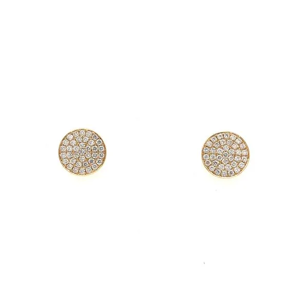 18k Yellow Gold Diamond Earrings David Douglas Diamonds & Jewelry Marietta, GA