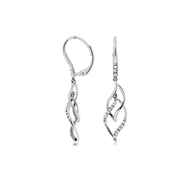 14k Diamond Dangle Earrings David Douglas Diamonds & Jewelry Marietta, GA