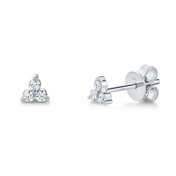 Diamond Cluster Stud Earrings David Douglas Diamonds & Jewelry Marietta, GA