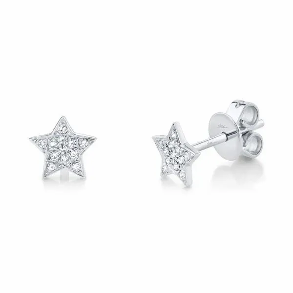 Pave Mini Star Earrings David Douglas Diamonds & Jewelry Marietta, GA