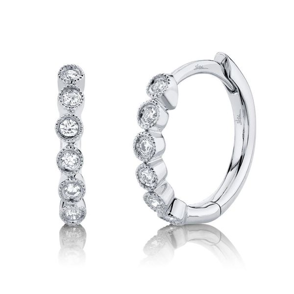 Diamond Huggie Earring | 12mm David Douglas Diamonds & Jewelry Marietta, GA