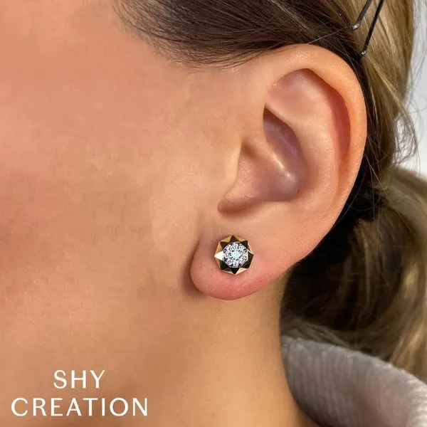 14k Geometric Earrings Image 2 David Douglas Diamonds & Jewelry Marietta, GA