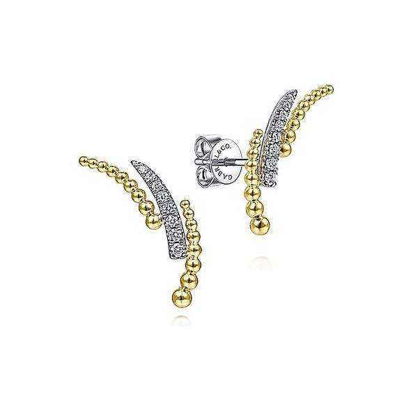 Curved Bar Bujukan Earrings David Douglas Diamonds & Jewelry Marietta, GA
