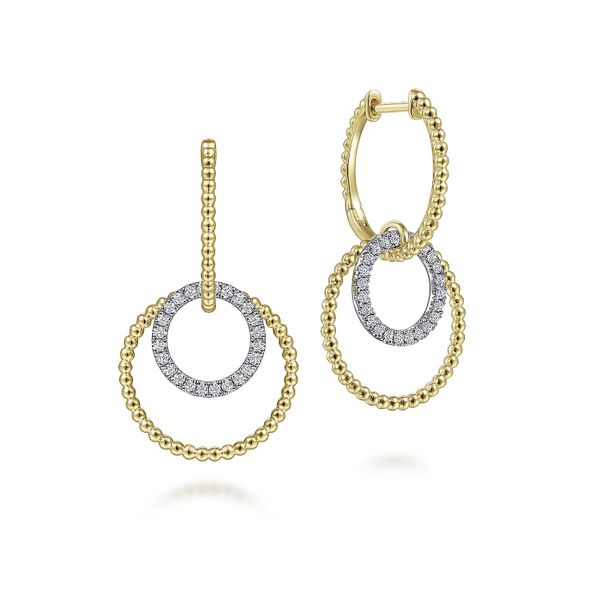Bujukan Dangle Hoop Earrings | 16mm David Douglas Diamonds & Jewelry Marietta, GA
