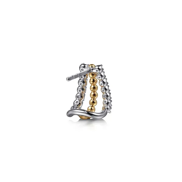 Multi Row J Earrings