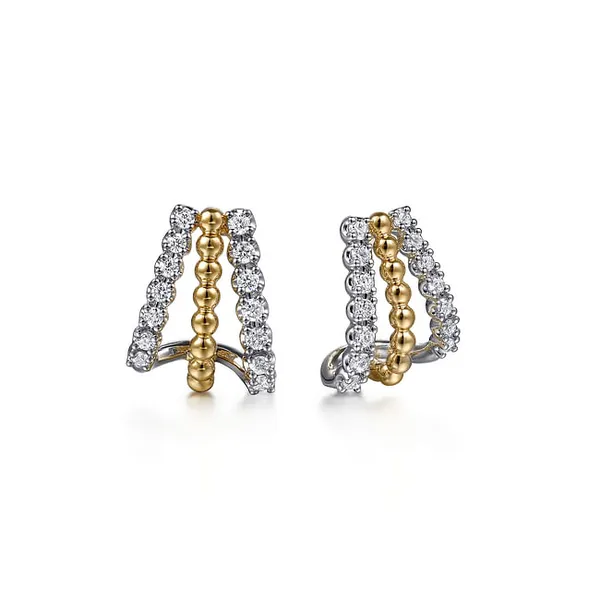 Multi Row J Earrings