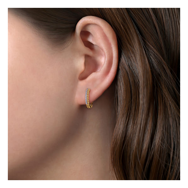 Bujukan Huggie Earrings | 10mm Image 3 David Douglas Diamonds & Jewelry Marietta, GA