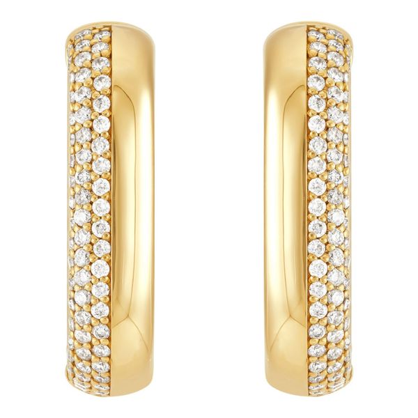 Chunky Hoop Earrings Image 2 David Douglas Diamonds & Jewelry Marietta, GA