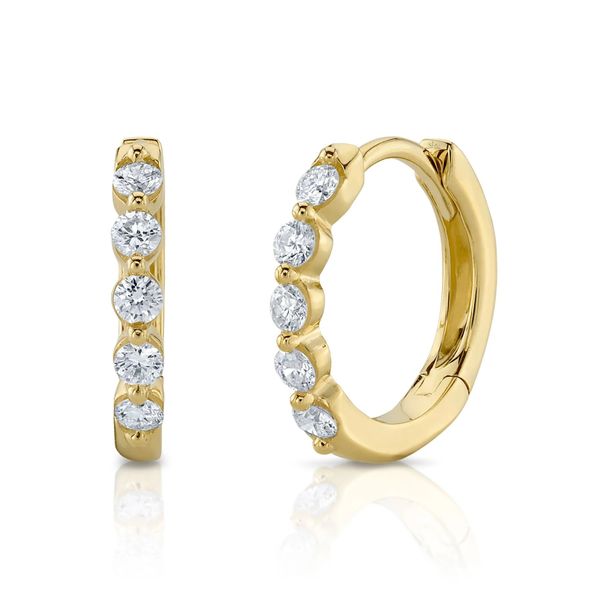 Classic Huggie Earrings | 12mm Image 2 David Douglas Diamonds & Jewelry Marietta, GA