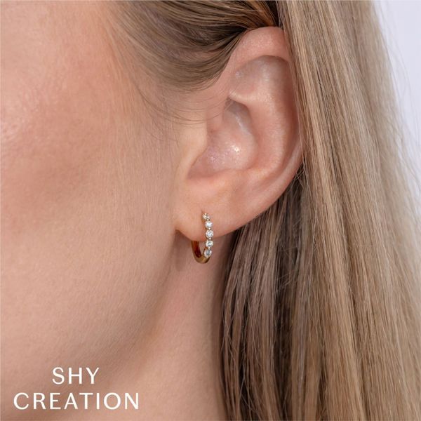 Classic Huggie Earrings | 12mm Image 3 David Douglas Diamonds & Jewelry Marietta, GA