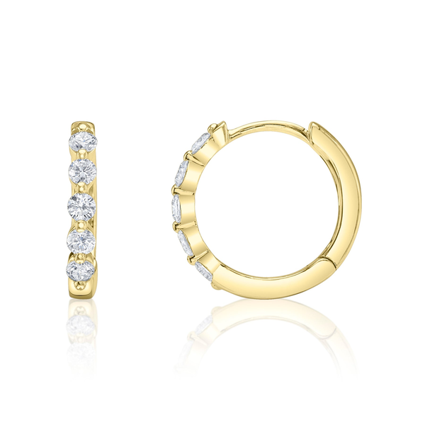 Classic Huggie Earrings | 12mm David Douglas Diamonds & Jewelry Marietta, GA