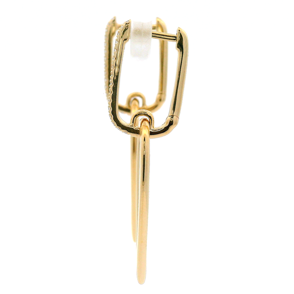 Hoop Dangle Earrings Image 2 David Douglas Diamonds & Jewelry Marietta, GA