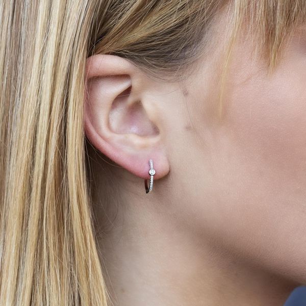 Huggie Earrings | 14mm Image 4 David Douglas Diamonds & Jewelry Marietta, GA