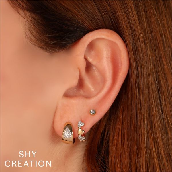 Bezel Stud Earrings Image 2 David Douglas Diamonds & Jewelry Marietta, GA