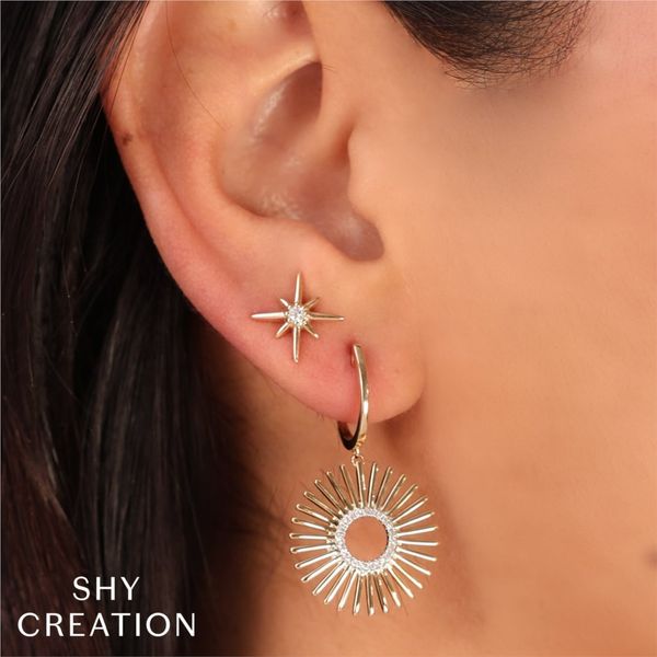 North Star Stud Earrings Image 2 David Douglas Diamonds & Jewelry Marietta, GA