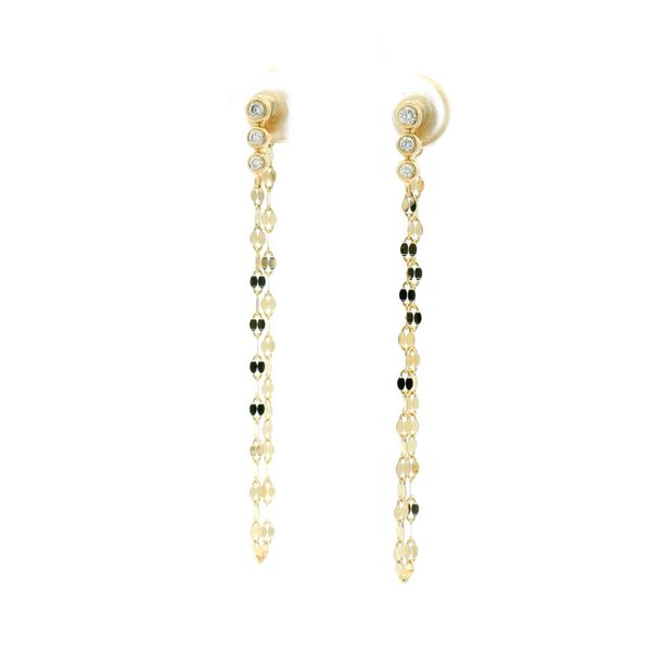 Sparkle Chain Earrings Image 2 David Douglas Diamonds & Jewelry Marietta, GA