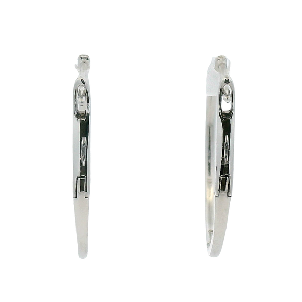 Pave Hoop Earrings | 25mm Image 5 David Douglas Diamonds & Jewelry Marietta, GA