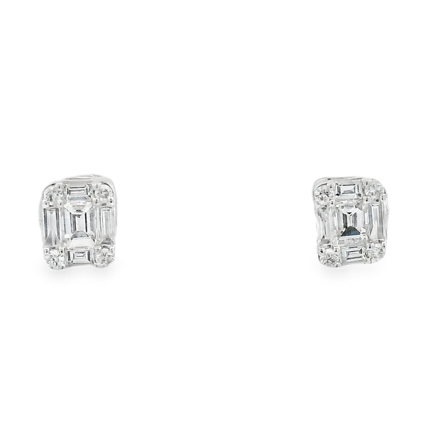 Cluster Stud Earrings Image 2 David Douglas Diamonds & Jewelry Marietta, GA