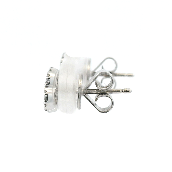 Clover Halo Earrings Image 3 David Douglas Diamonds & Jewelry Marietta, GA
