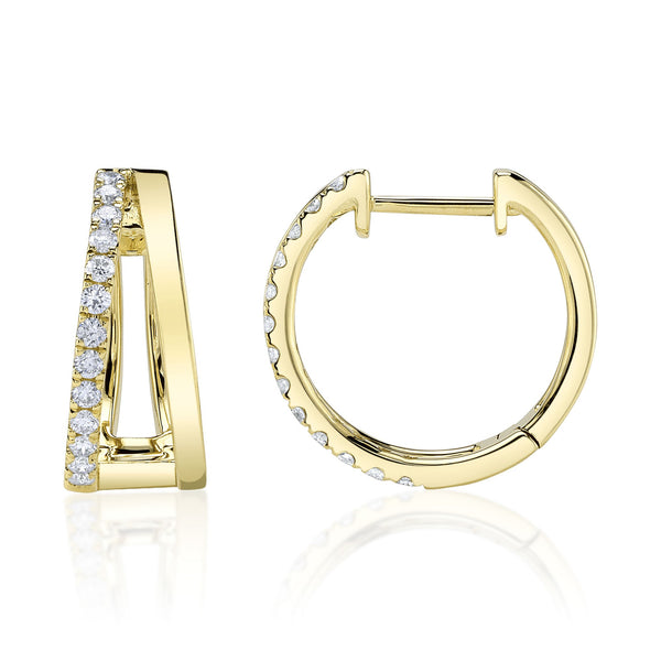 Split Hoop Earrings | 17mm Image 3 David Douglas Diamonds & Jewelry Marietta, GA