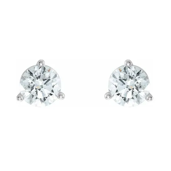 14k White 3/4 CTW Lab Grown Diamond Earrings David Douglas Diamonds & Jewelry Marietta, GA