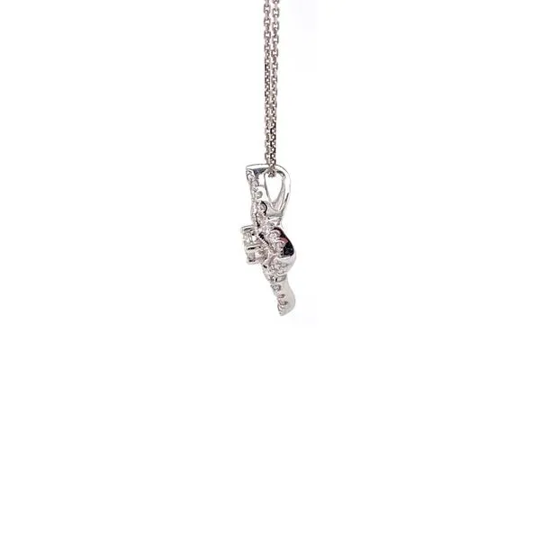 18k Vintage Style Diamond Necklace thumb image 2