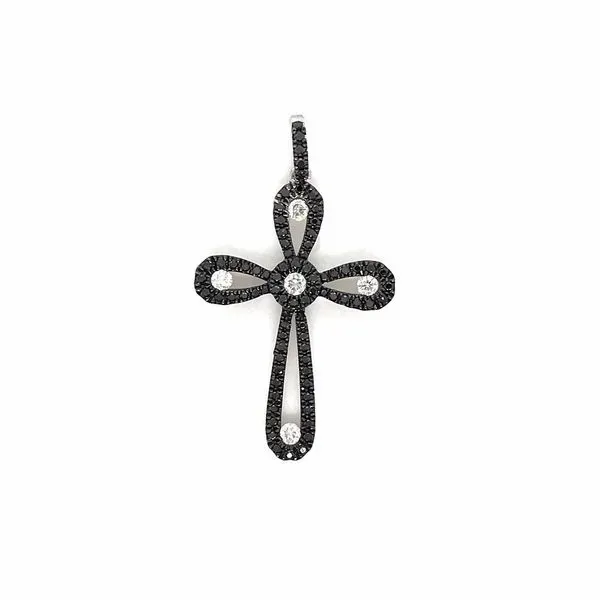 18k White Gold Diamond Cross Pendant David Douglas Diamonds & Jewelry Marietta, GA