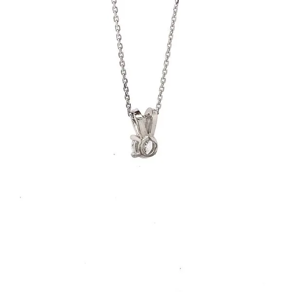14k Solitaire Necklace Image 3 David Douglas Diamonds & Jewelry Marietta, GA