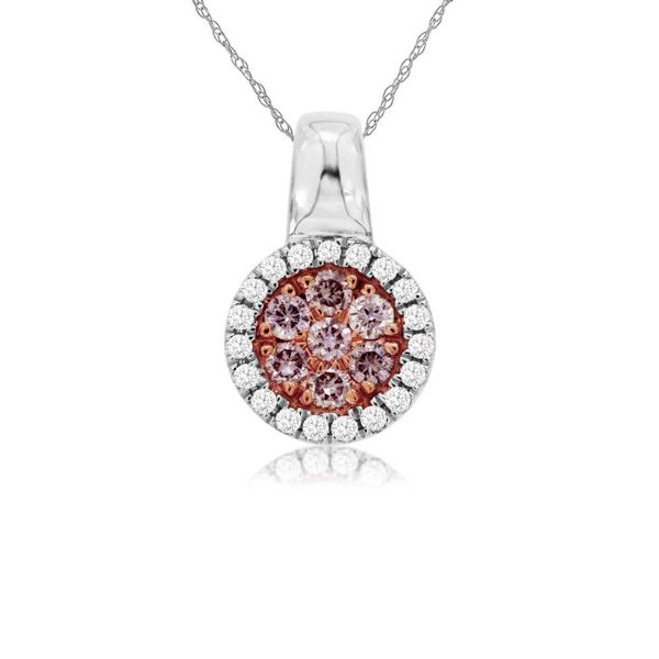 14k White Gold Pink Diamond Necklace David Douglas Diamonds & Jewelry Marietta, GA