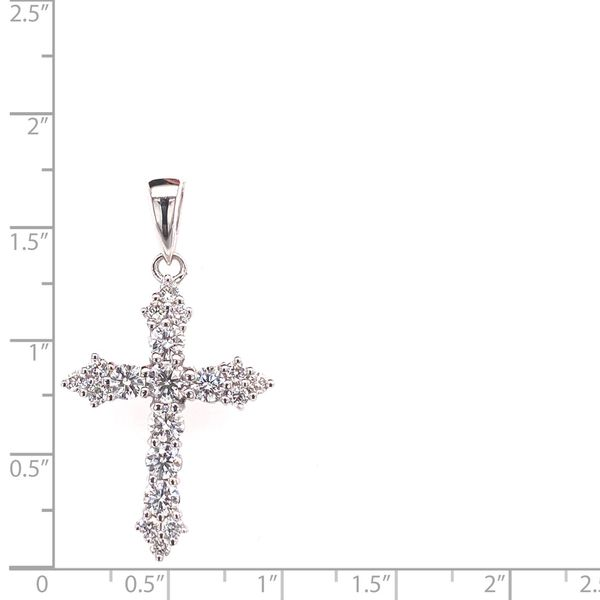 18k Diamond Cross Pendant Image 3 David Douglas Diamonds & Jewelry Marietta, GA