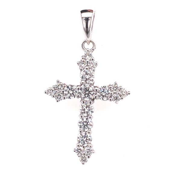 18k Diamond Cross Pendant David Douglas Diamonds & Jewelry Marietta, GA