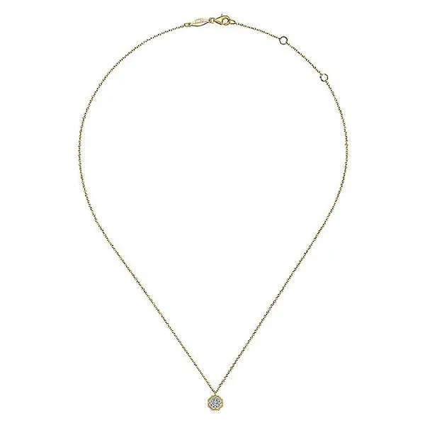 Octagonal Pavé Necklace thumb image 2