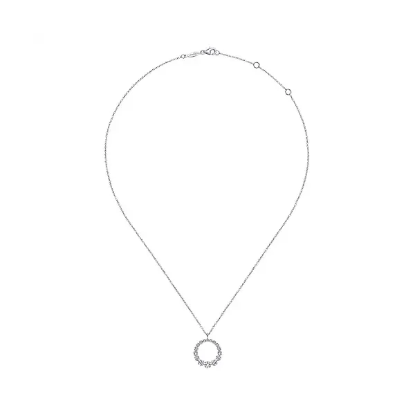 14k Graduated Diamond Necklace