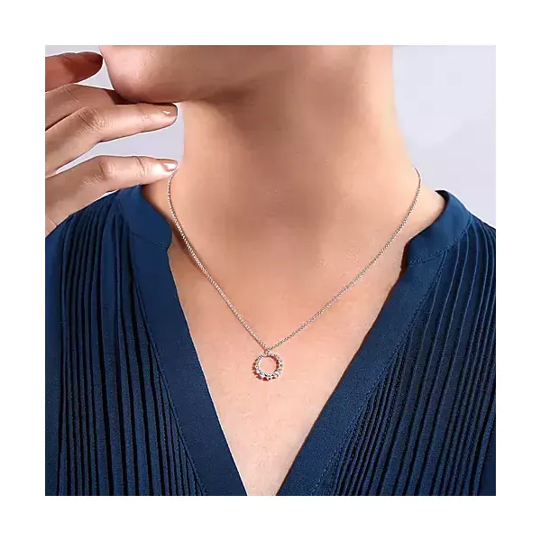 14k Graduated Diamond Necklace