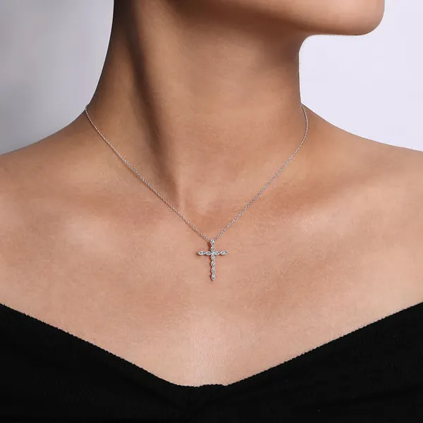 Segmented Cross Necklace