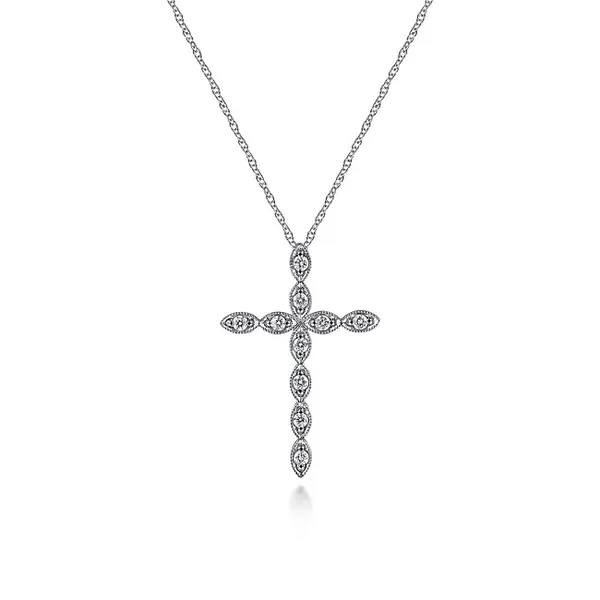 Segmented Cross Necklace