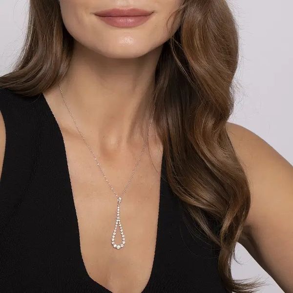 Lusso Teardrop Necklace Image 3 David Douglas Diamonds & Jewelry Marietta, GA