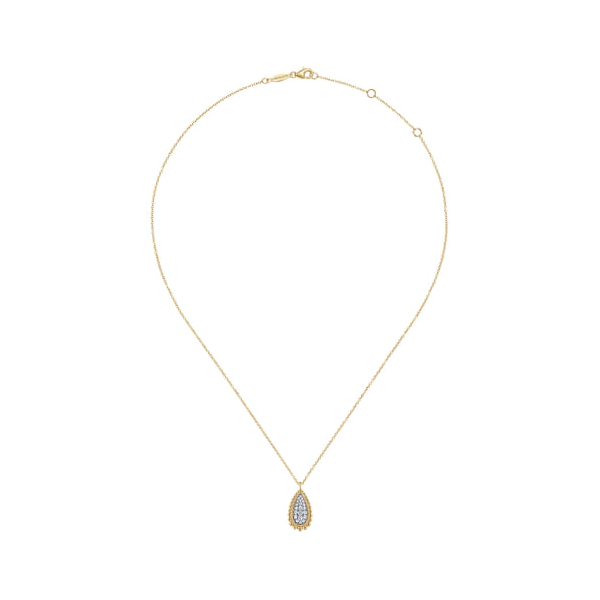 Pave Teardrop Necklace Image 2 David Douglas Diamonds & Jewelry Marietta, GA