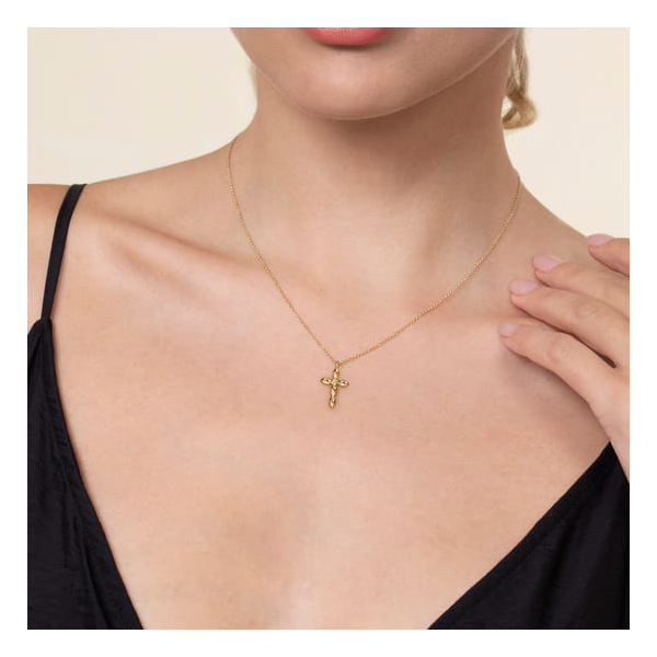 Contemporary Cross Necklace Image 3 David Douglas Diamonds & Jewelry Marietta, GA