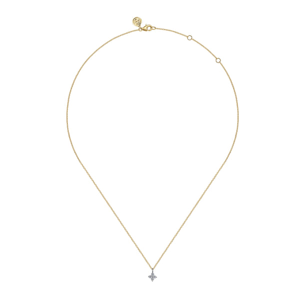 Gaby Flower Necklace Image 2 David Douglas Diamonds & Jewelry Marietta, GA