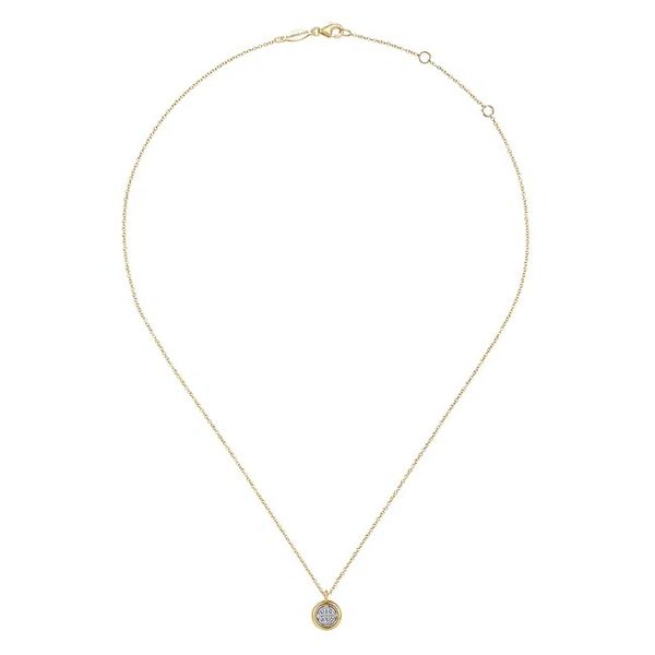 Bezel Pave Necklace Image 2 David Douglas Diamonds & Jewelry Marietta, GA