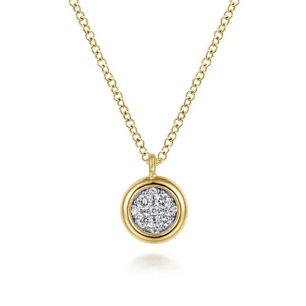 Bezel Pave Necklace David Douglas Diamonds & Jewelry Marietta, GA