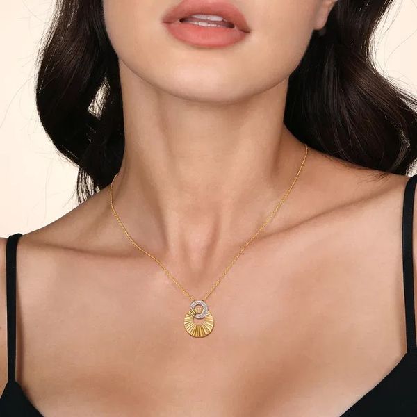 Contemporary Drop Necklace Image 3 David Douglas Diamonds & Jewelry Marietta, GA